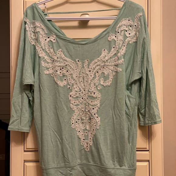 Miss me bejewelled shirt - Picture 2 of 5